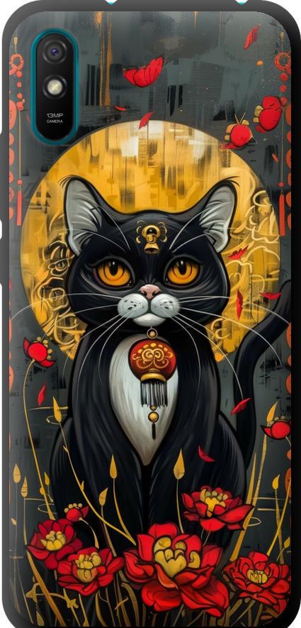 Чехол на Xiaomi Redmi 9A China Cat (6134b-2034-42517)