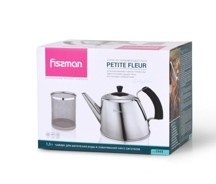 Чайник Fissman Petite Fleur с ситечком 1,5 л (5949) - фото 3