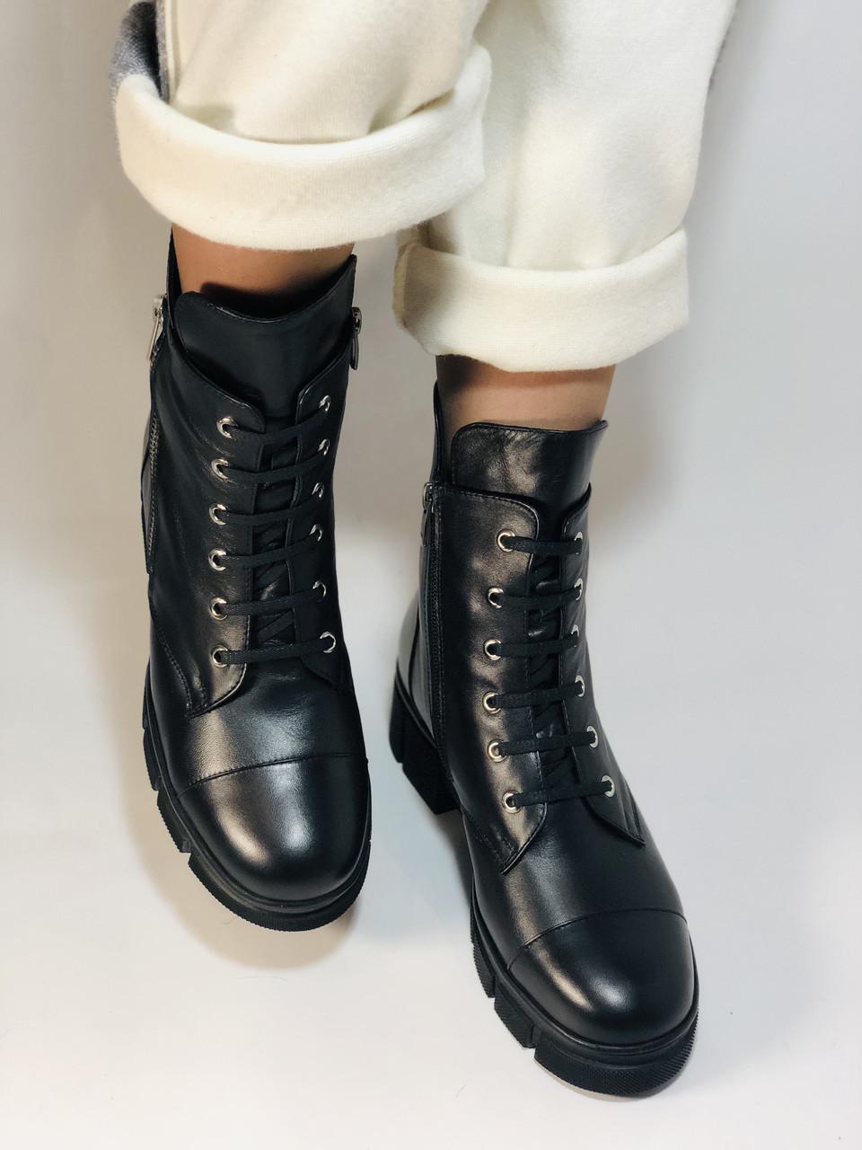 Ботинки женские зимние Mario Muzi р. 40 25,5 см Черный (2402)