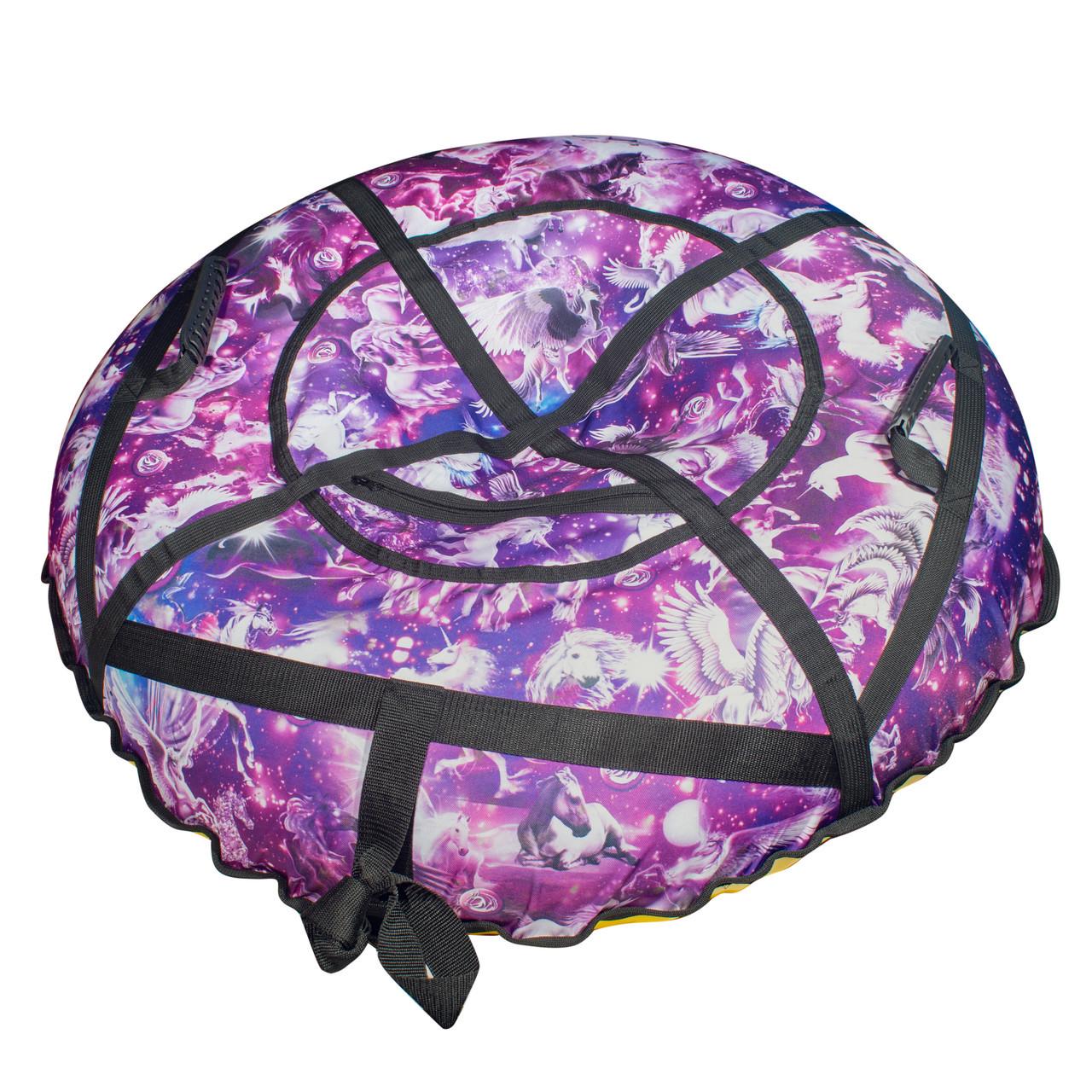 Тюбінг для катання на снігу Єдинороги 100 см (iz16159) - фото 4 Тюбінг для катання на снігу Єдинороги 100 см (iz16159) - фото 4