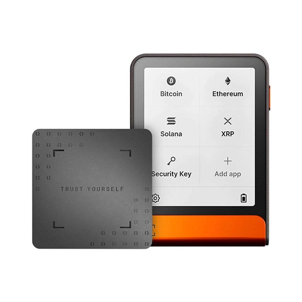 Кошелек для криптовалют Ledger Flex BTC Orange/Recovery Key 2026 (34009357)
