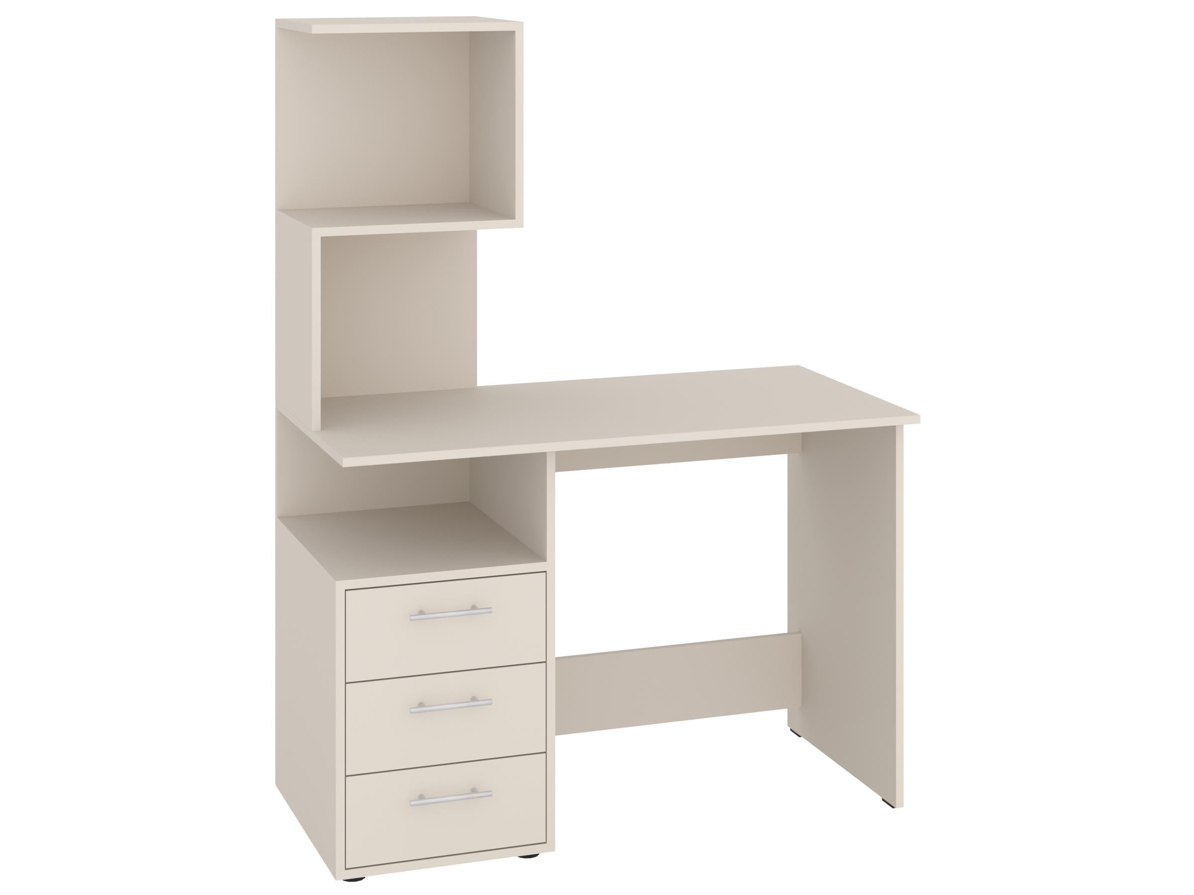 Письменный стол PEHOTIN Вираж 110х55х75/148,5 см Кашемир (PN-101299)