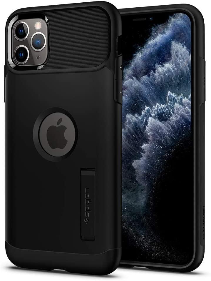 Чехол накладка Spigen Rugged Armor Case for iPhone 11 Pro Max, Matte Black (075CS27133)