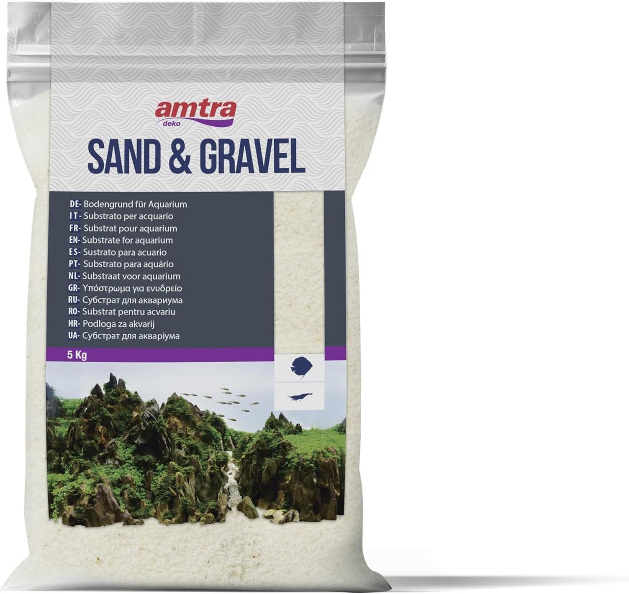 Ґрунт для акваріума Amtra Sand Extra-Fine 0,1-0,3 мм 5 кг White (1353856115) - фото 3
