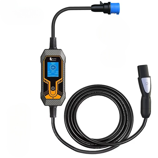 Зарядка для электромобилей Feyree 7кВт 32A Tesla NACS Lion EV K8 (FY7-32-1PH-TS-K8) Зарядка для электромобилей Feyree 7кВт 32A Tesla NACS Lion EV K8 (FY7-32-1PH-TS-K8)