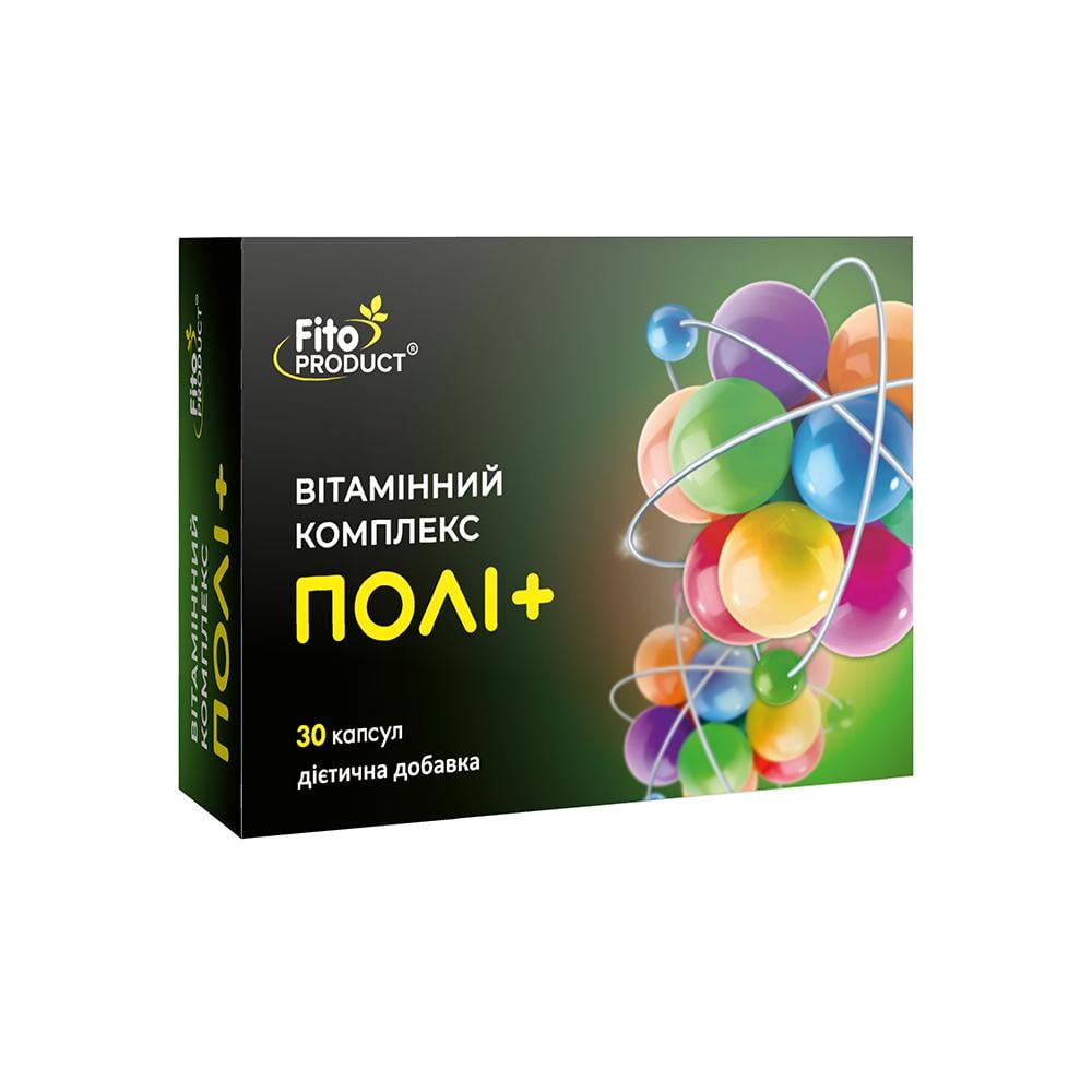 Витаминный комплекс капсулы для иммунитета Fito Product Поли+ 30 шт. (4820159305261)