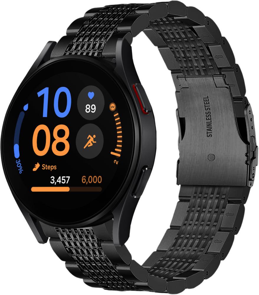 Ремешок металлический Gripix для Samsung Galaxy Watch FE 40 мм Black (41779-2B)