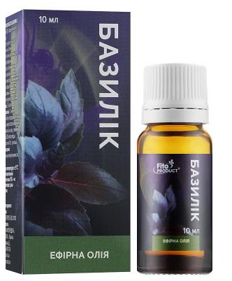 Эфирное масло Фитопродукт Базилик для лечения различных ран и инфекций 10 мл (4820159301959)