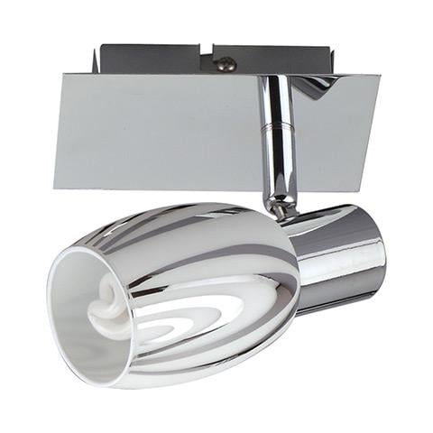 Светильник настенно-потолочный спот HOROZ ELECTRIC MANAVGAT-1 Хром