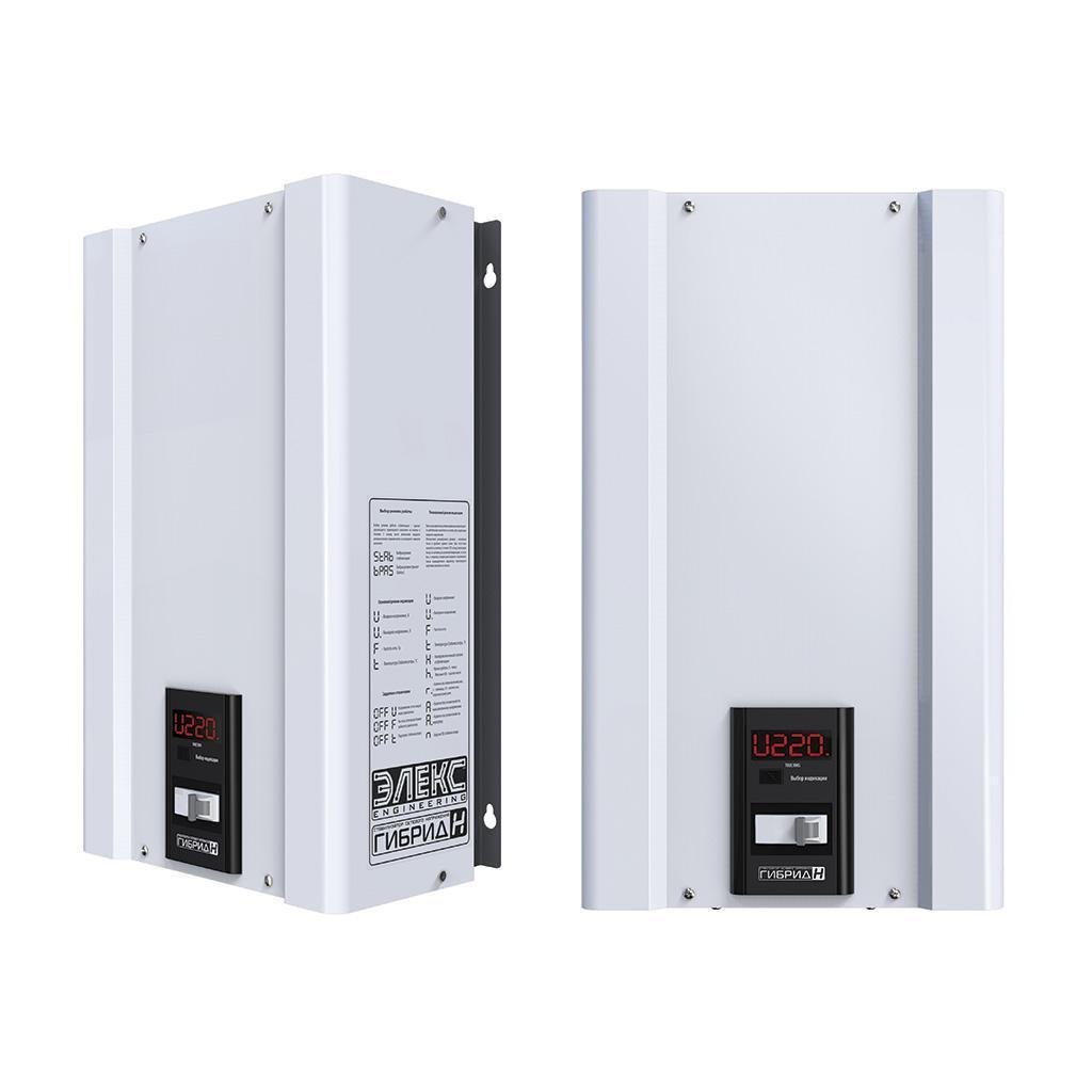 Стабілізатор напруги Елекс Гібрид У 9-1-40 v2,0 9000 9 кВт 40 А однофазний релейно-симісторний (263578198) - фото 2