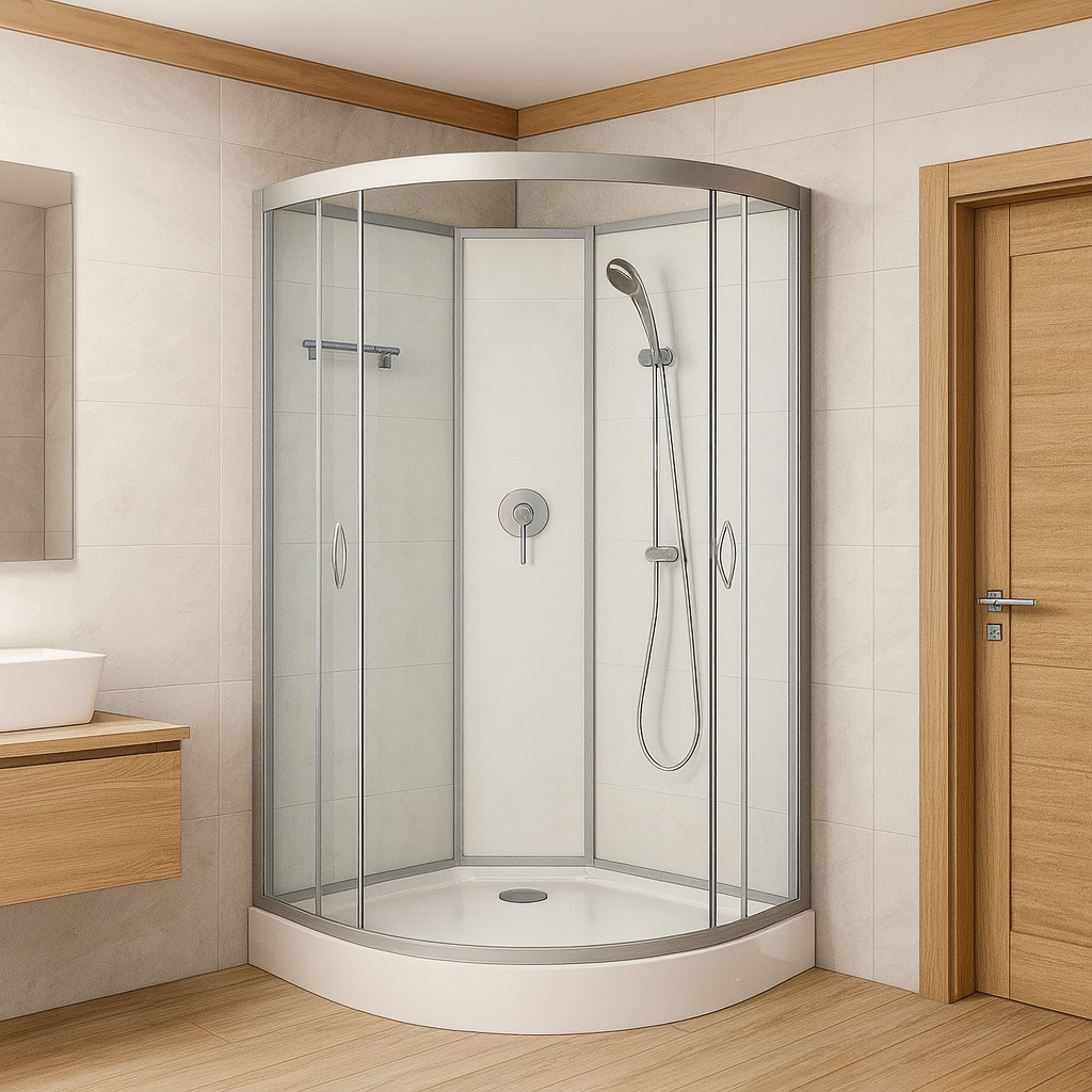 Душевой бокс KO&PO 6022 на низком поддоне без крыши сатин стекло матовое раздвижные двери 80х80х200 см (C10105) Душевой бокс KO&PO 6022 на низком поддоне без крыши сатин стекло матовое раздвижные двери 80х80х200 см (C10105)