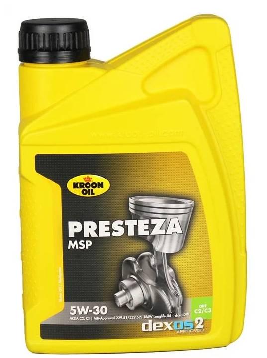 Моторное масло KROON OIL Presteza MSP LL-04 C2/C3 SQ 5W-30 1 л (33228)