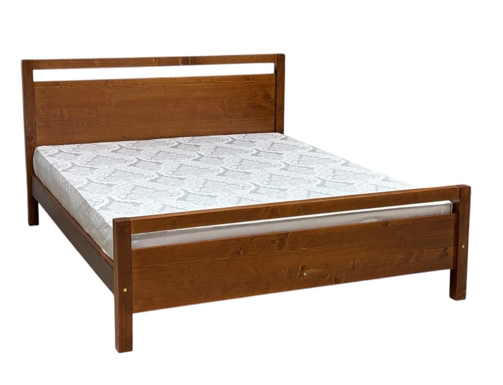 Кровать двуспальная деревянная Скиф Л-255 120х210 см Кальвадос (24754747)