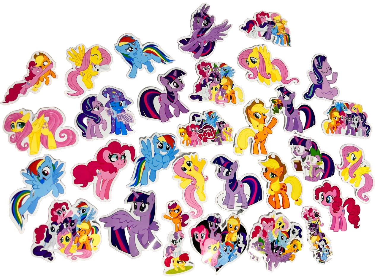 Набор виниловых стикеров Май Литтл Пони 30 шт. (41516) Набор виниловых стикеров Май Литтл Пони 30 шт. (41516)