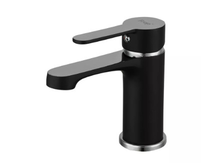 Змішувач для умивальника Frap F1042 d 35 мм Чорний/Хром