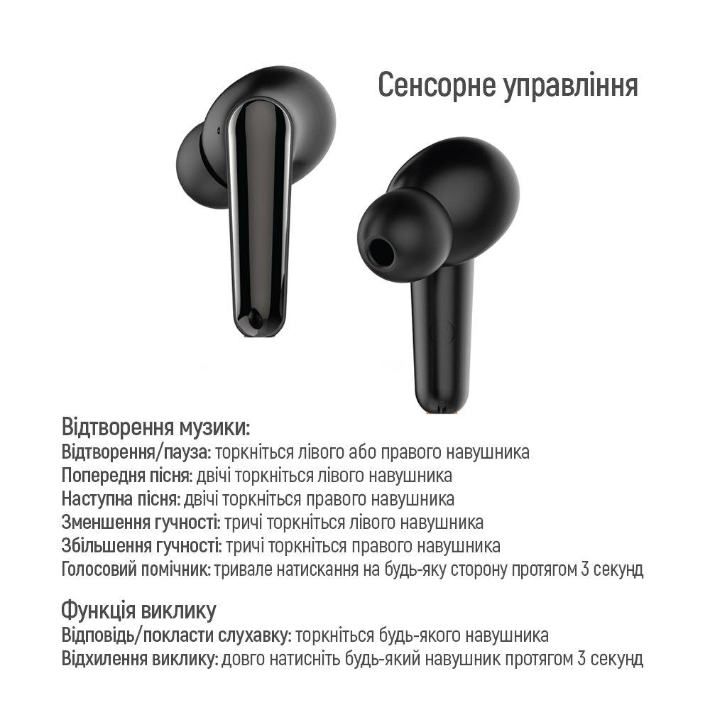 Навушники СolorWay TWS-3 Earbuds Black (CW-TWS3BK) - фото 4