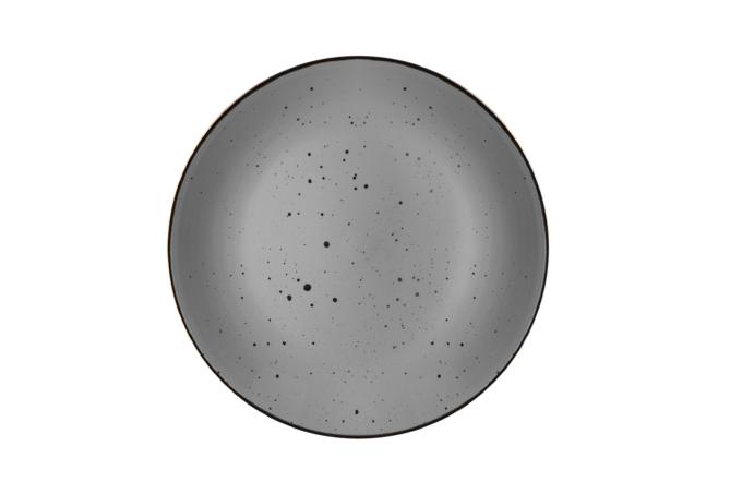 Тарелка десертная Ardesto Bagheria 19 см Grey (AR2919GREY)
