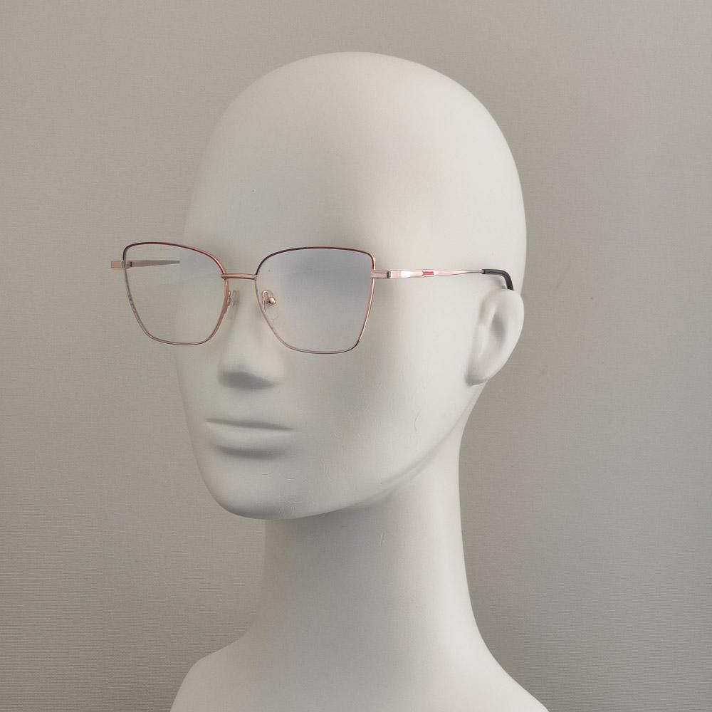 Комп'ютерні окуляри Blue Blocker оправа 80007 NN Золотий/Червоний - фото 2 Комп'ютерні окуляри Blue Blocker оправа 80007 NN Золотий/Червоний - фото 2