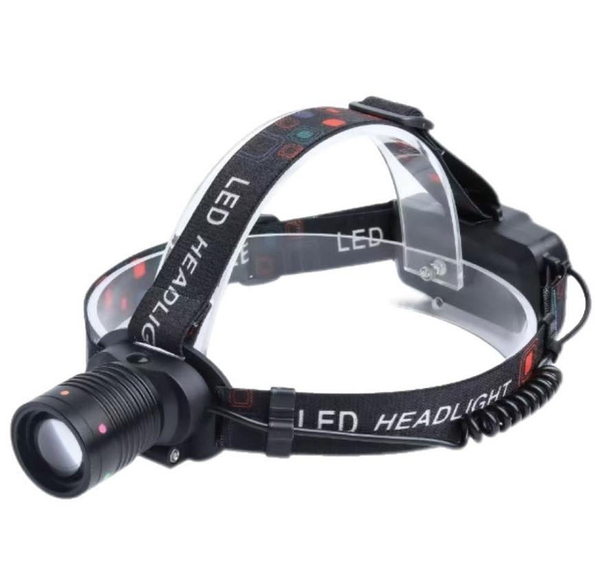 Ліхтар налобний W528TG з зумом та зарядкою Type C Чорний (31330552) Ліхтар налобний W528TG з зумом та зарядкою Type C Чорний (31330552)