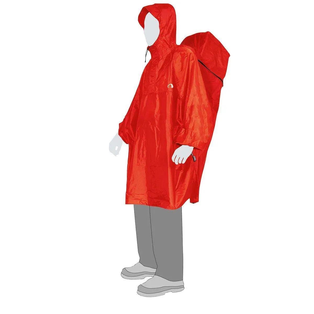 Дощовик пончо Tatonka Cape Men Red S (1033-TAT 2795.015)