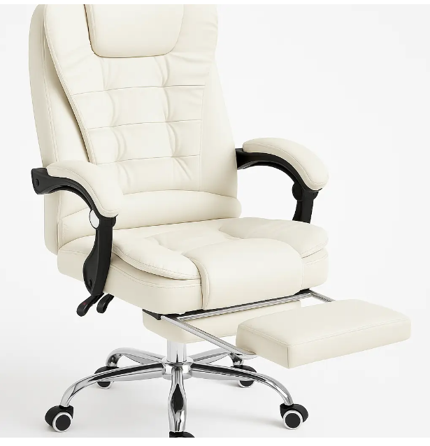 Кресло офисное Diego D2 Молочный - фото 3