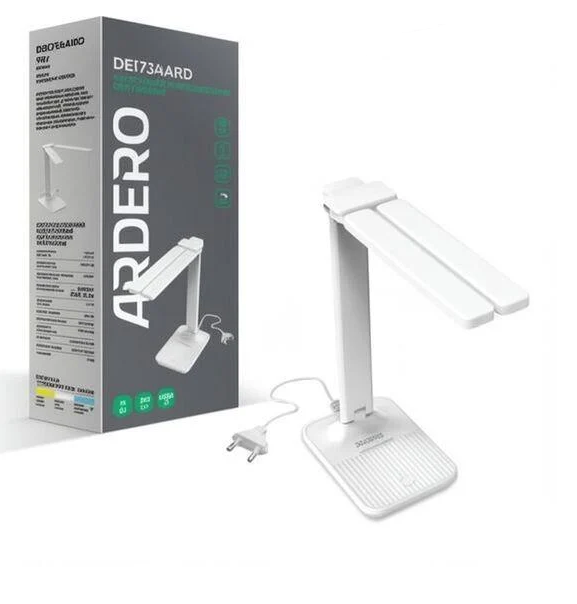 Настільна лампа ARDERO 80030 DE1734ARD 9 Вт 500 лм 6500К Настільна лампа ARDERO 80030 DE1734ARD 9 Вт 500 лм 6500К