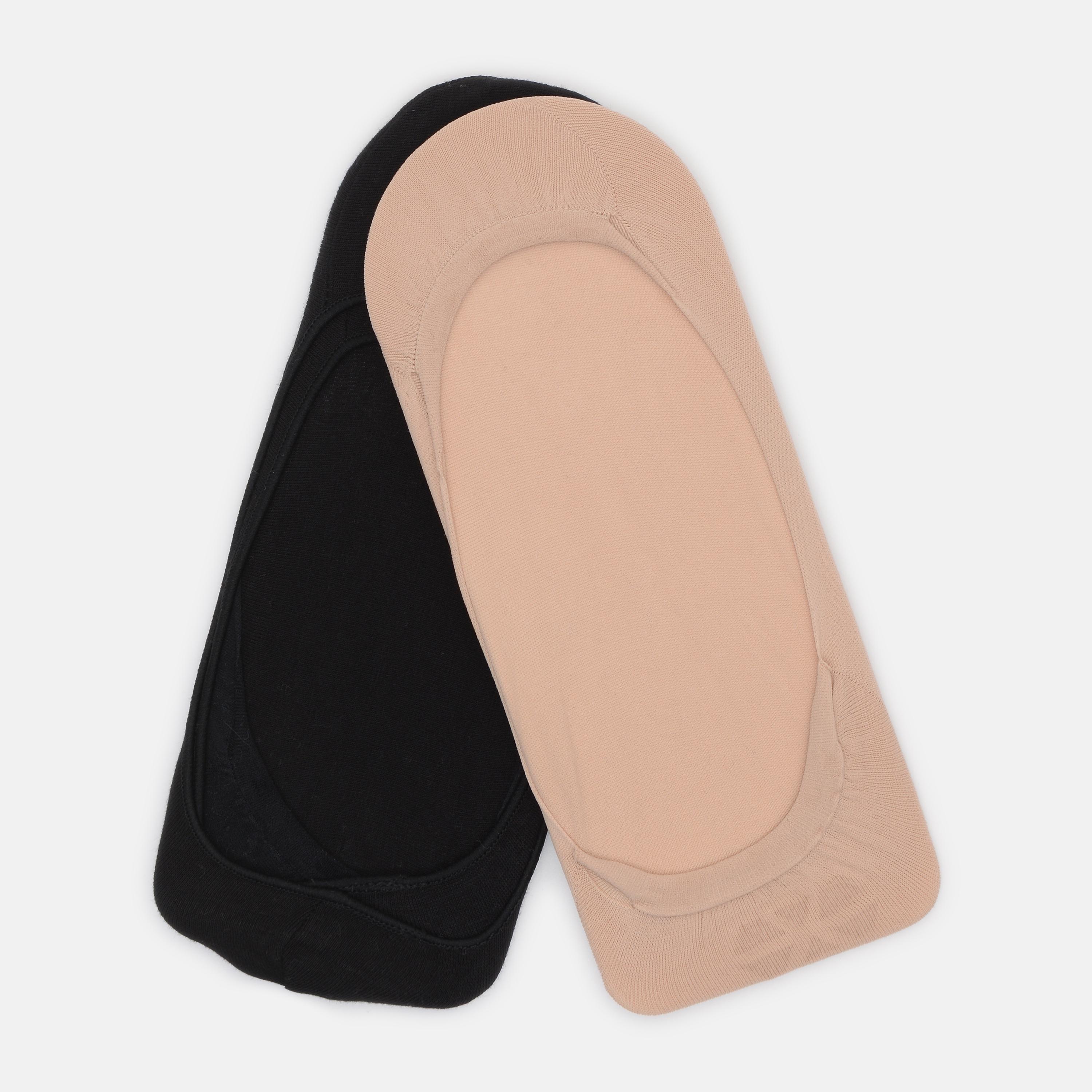 Шкарпетки капронові C&A 3 пари р. 35-38 Чорний/Бежевий (2409663214)