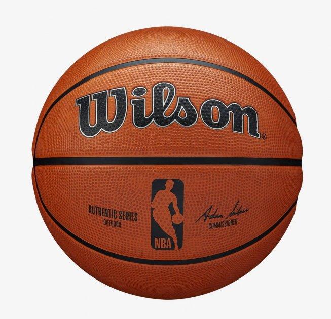 Мяч баскетбольный Wilson NBA Authentic Series Outdoor 285 р. 7 Amber (WTB7300XB07) Мяч баскетбольный Wilson NBA Authentic Series Outdoor 285 р. 7 Amber (WTB7300XB07)