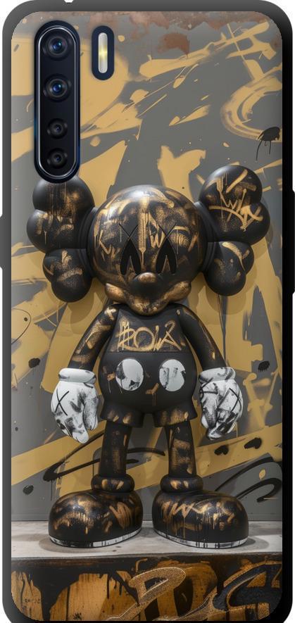 Чохол на Oppo A91 Bronze kaws (6097b-1884-42517)