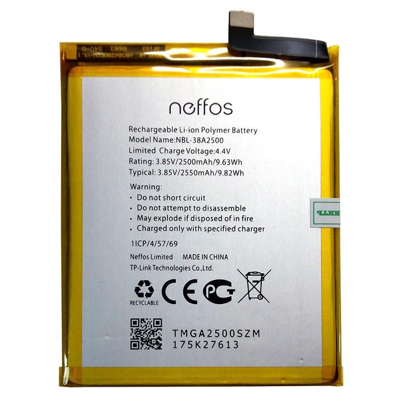 Акумулятор для TP-Link Neffos X1 Lite TP904 2500 mAh (NBL-38A2500)