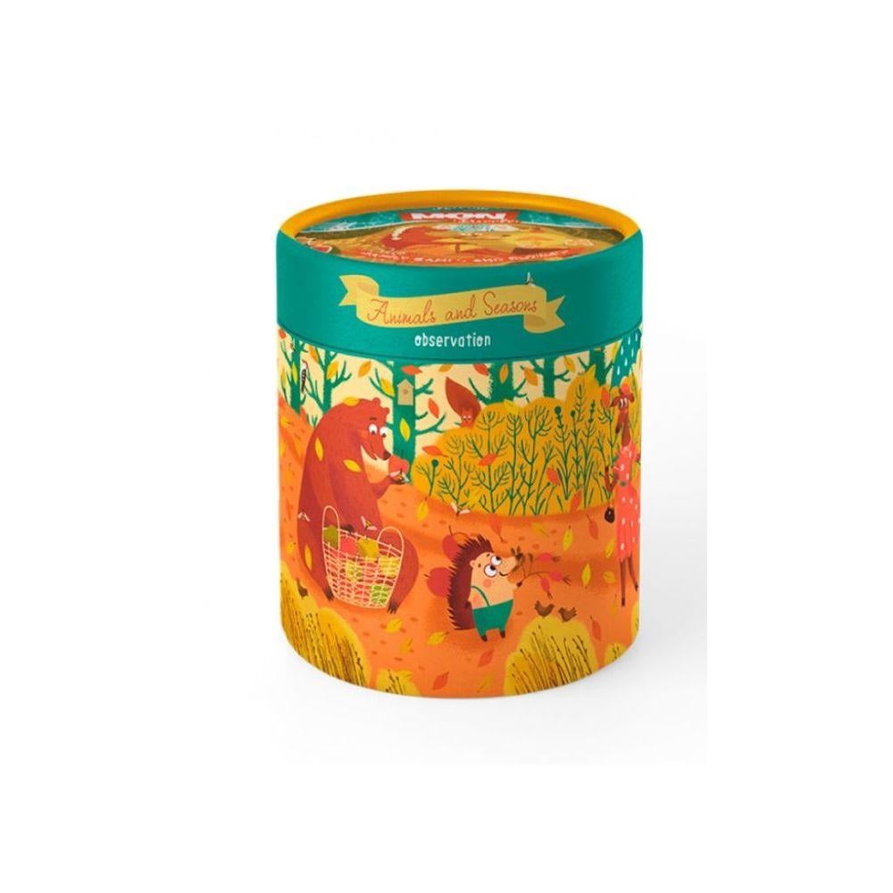 Пазлы картонные Dodo Времена Года и Звери 10 деталей (200110)