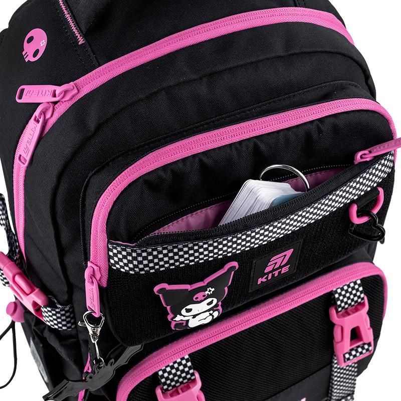 Рюкзак шкільний KITE котик Kuromi 39 см (HK25-1022M) - фото 10 Рюкзак шкільний KITE котик Kuromi 39 см (HK25-1022M) - фото 10