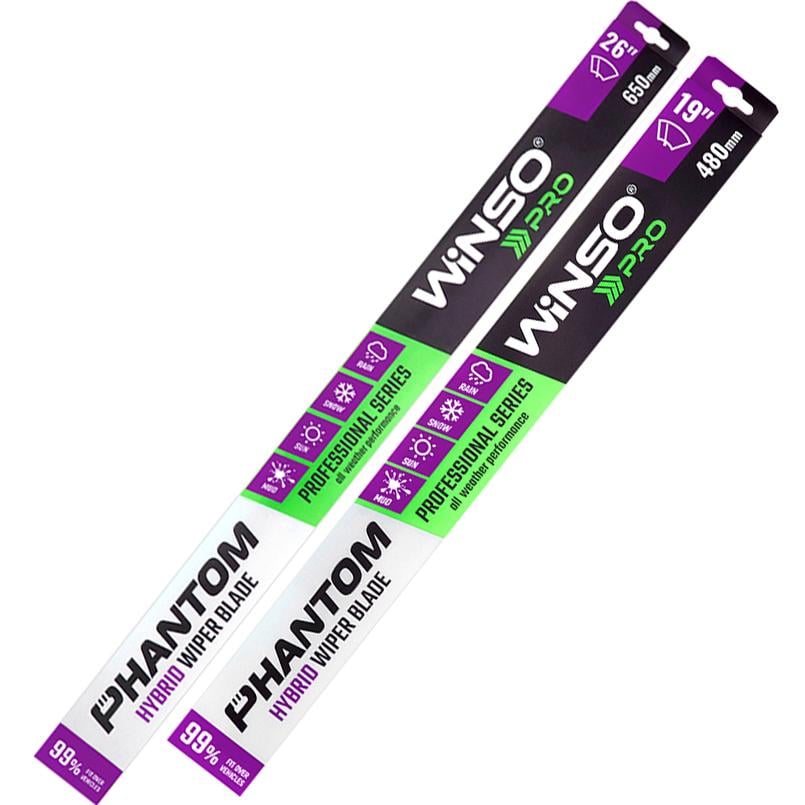Комплект щеток стеклоочистителей гибридных Winso Pro Phantom для Volkswagen Passat с 2014