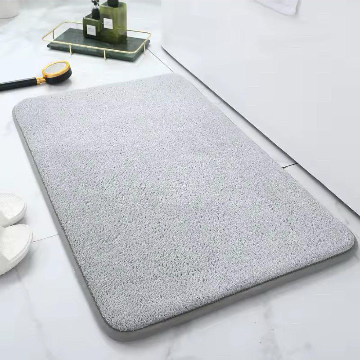 Килимок для ванної Smooth Premium Memory Foam 80х50 см Сірий (KSmooth0002)