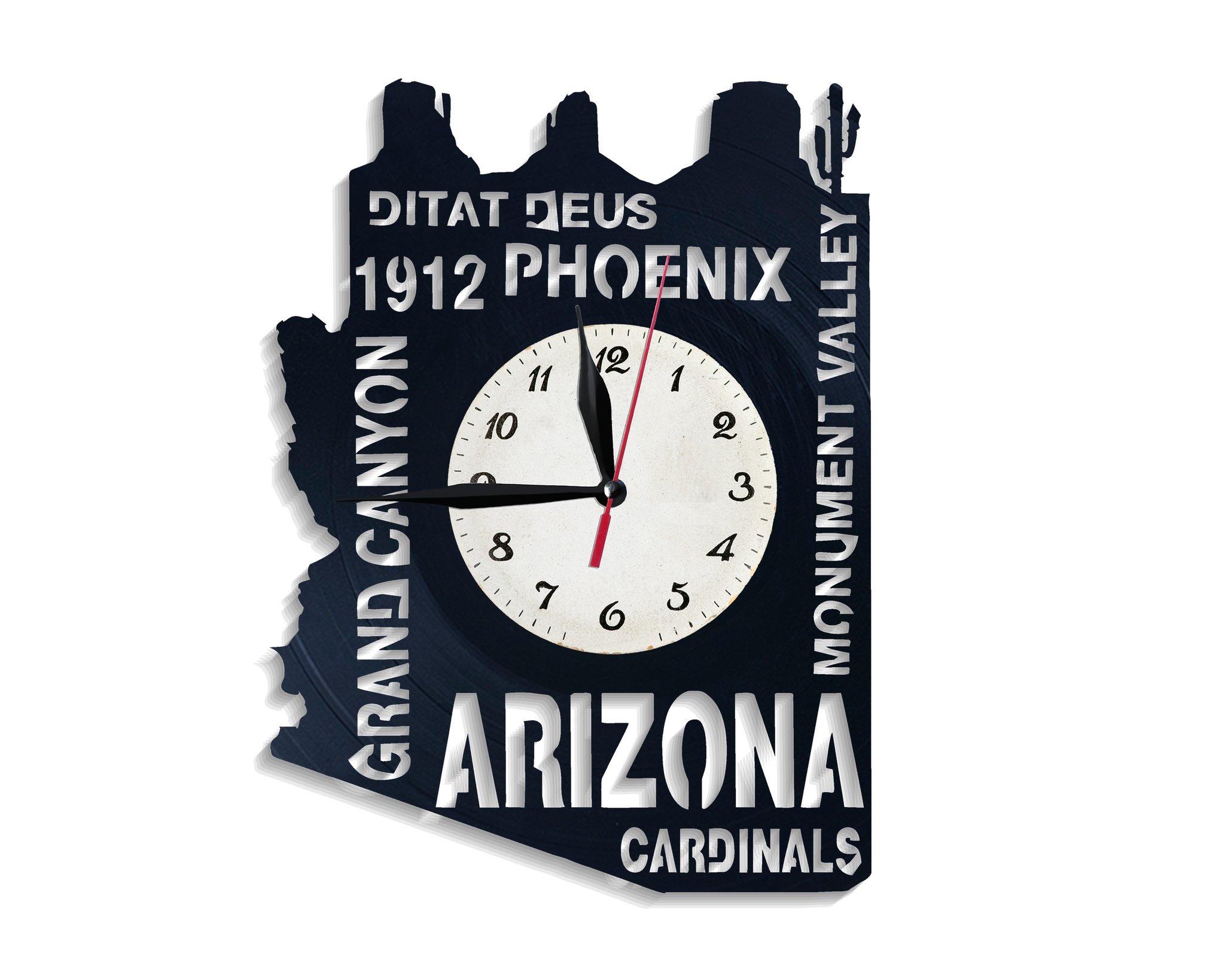 Часы настенные Аризона 2517 из виниловой пластинки