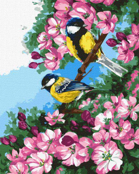 Картина по номерам Идейка Неразлучная пара 40x50 см (Id-KHO4486)