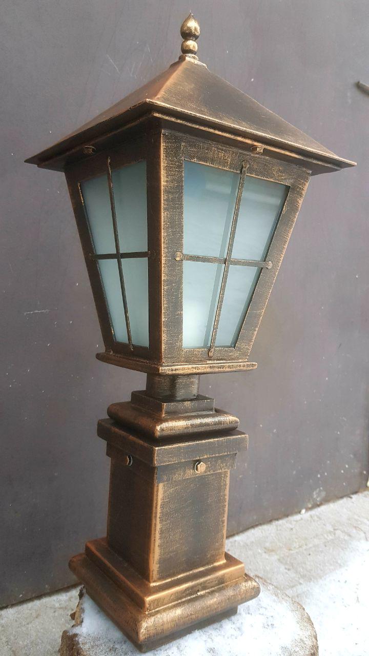 Ліхтар вуличний Антураж E27 IP44 26х26х65 см - фото 4 Ліхтар вуличний Антураж E27 IP44 26х26х65 см - фото 4