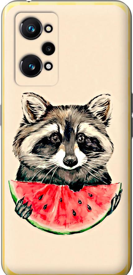 Чехол на Realme GT Neo 3T Енотик с арбузом (4605u-2960-42517) Чехол на Realme GT Neo 3T Енотик с арбузом (4605u-2960-42517)