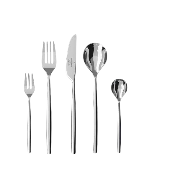 Набор столовых приборов Villeroy & Boch MetroChic на 6 персон 30 предметов Серебряный (1265279050)