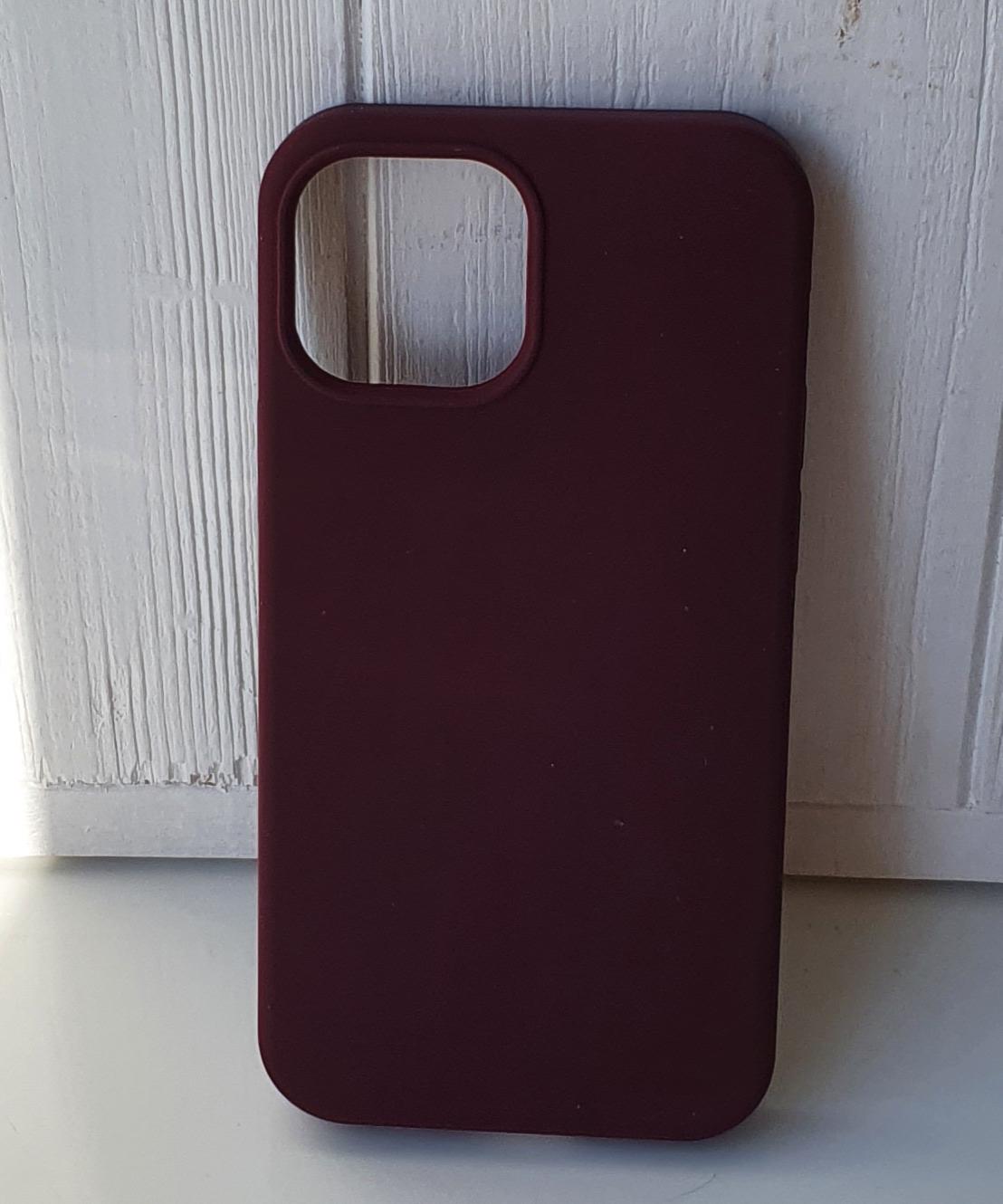 Чохол WAVE Full Silicone Cover iPhone 13 mini plum Бордовий - фото 2