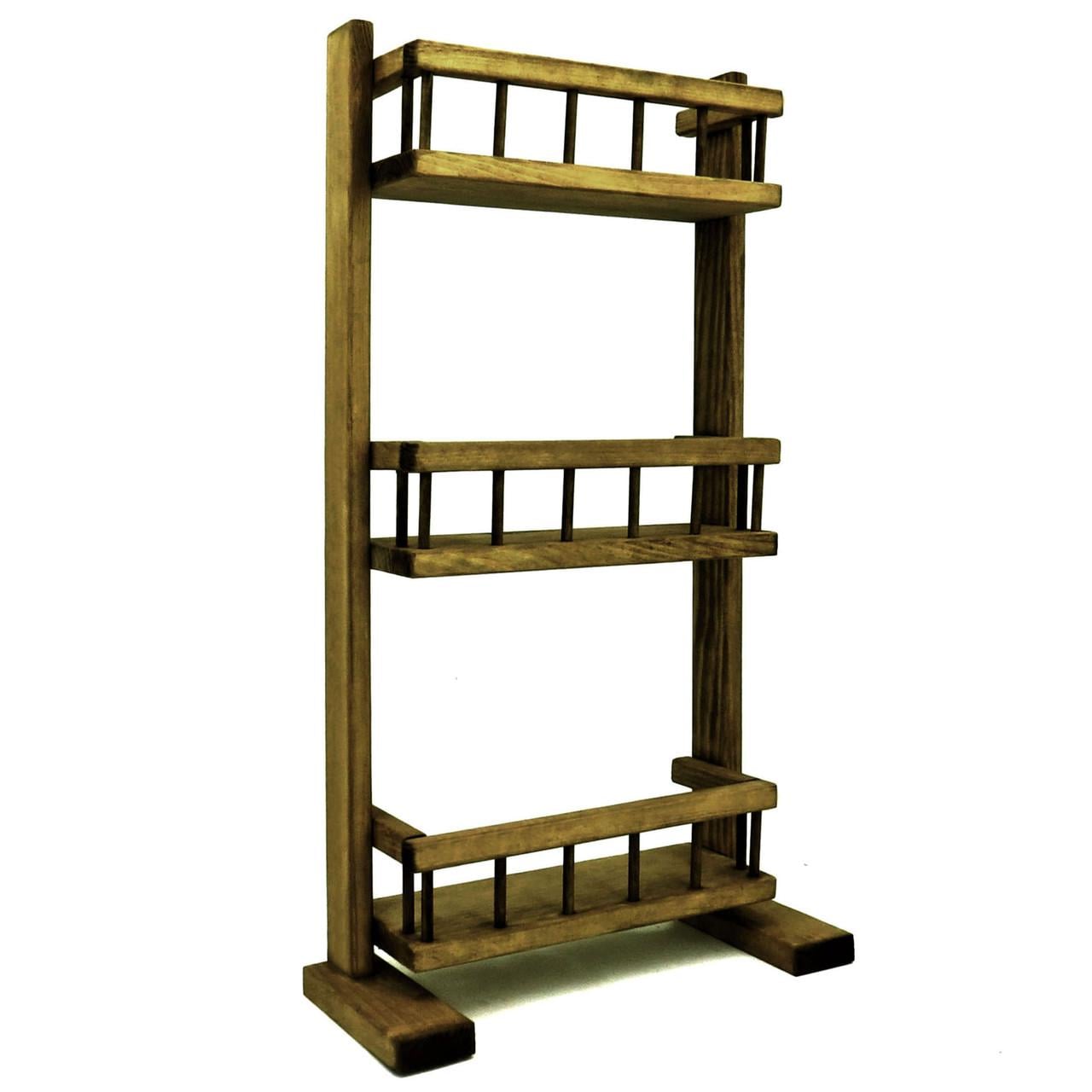 Полка настольная из дерева Караганда 3 Мускат (ПСТ/030307)