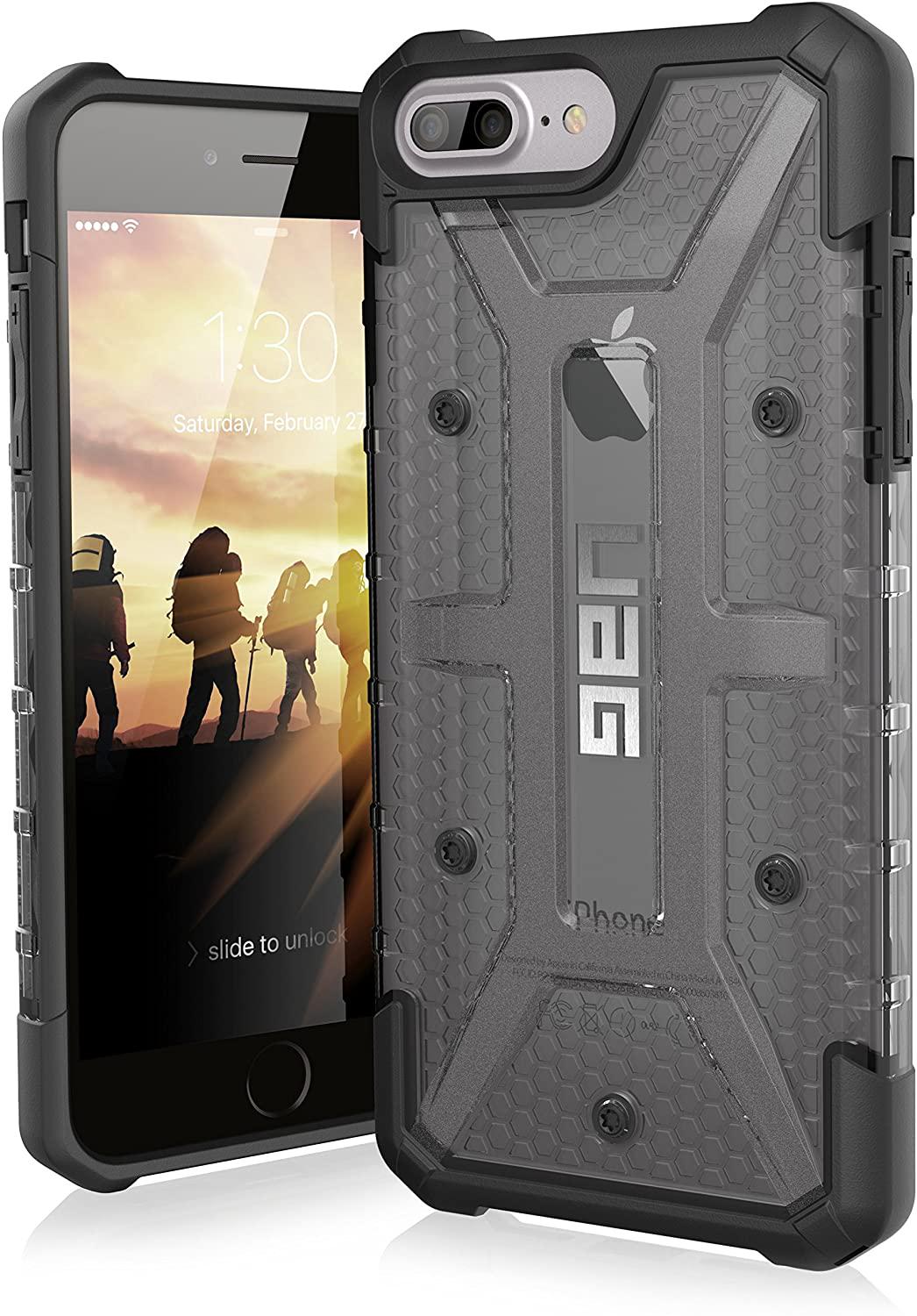 Чехол противоударный UAG Plasma для Iphone 6 Plus/6S Plus/7 Plus/8 Plus 5.5" Ash