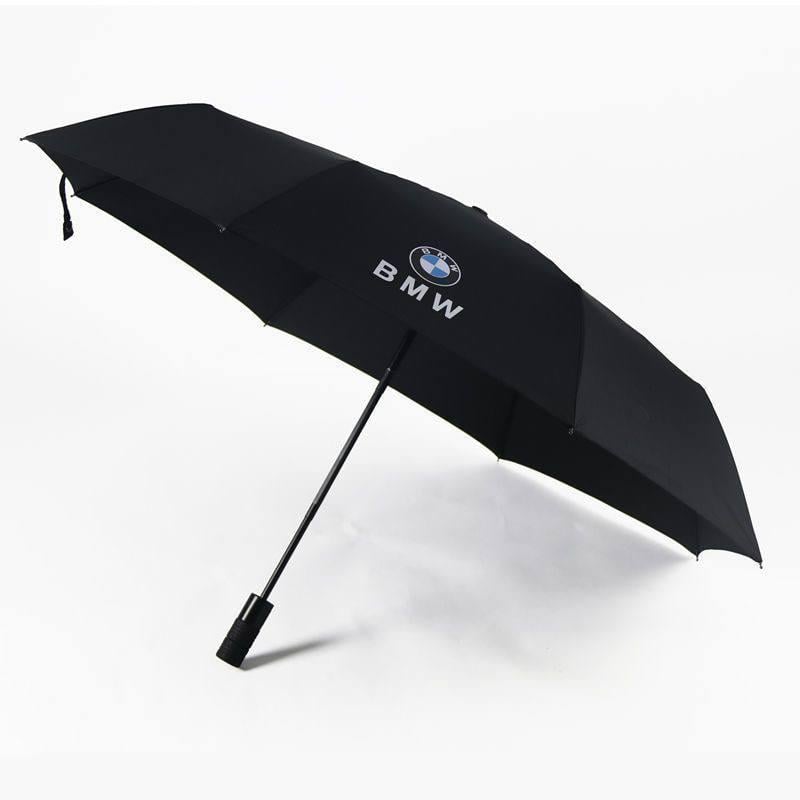Зонт BMW полный автомат с системой антиветер Черный (1461)