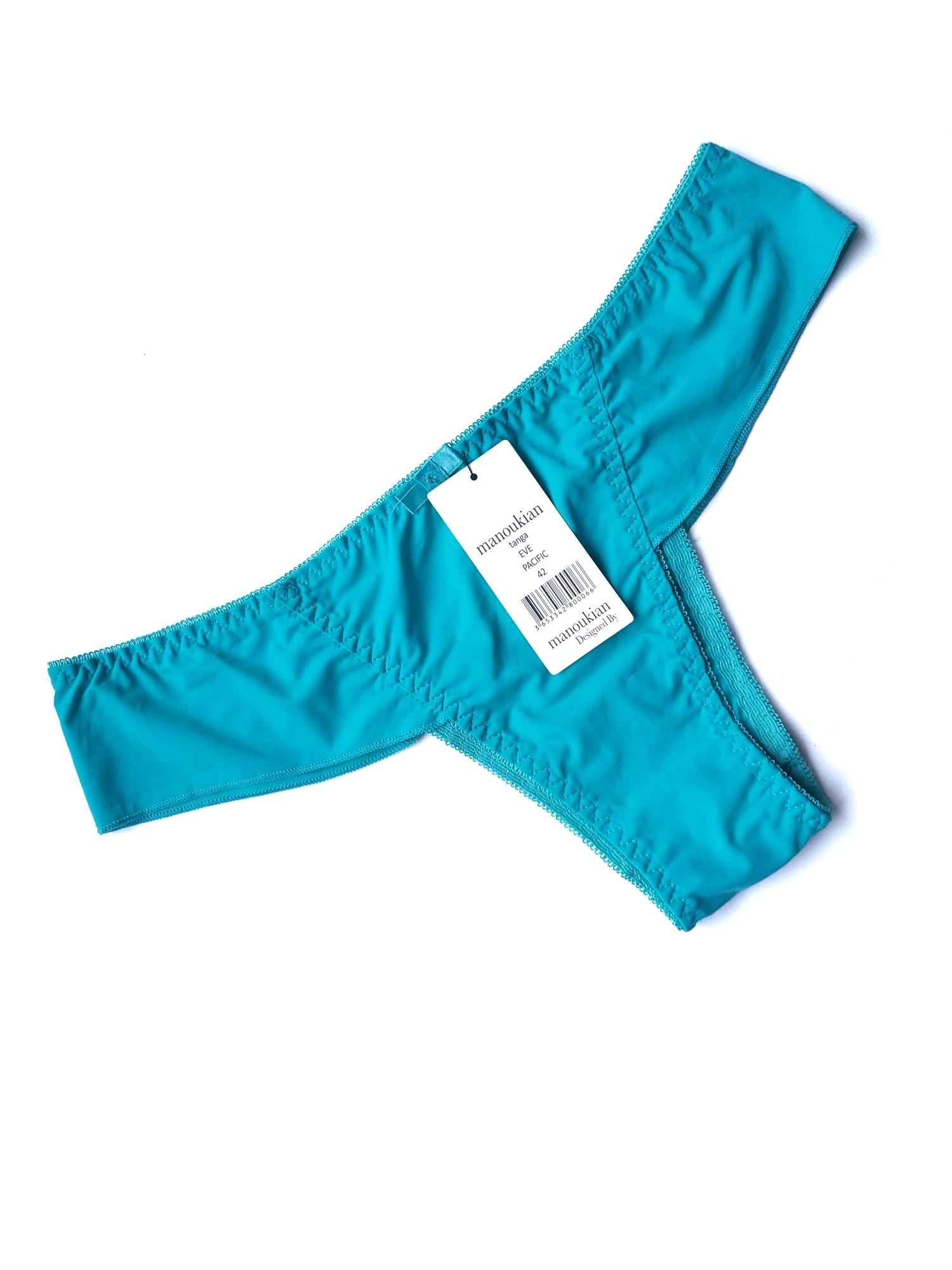 Трусики жіночі танга Manoukian L Блакитний (А-1487/46) Трусики жіночі танга Manoukian L Блакитний (А-1487/46)