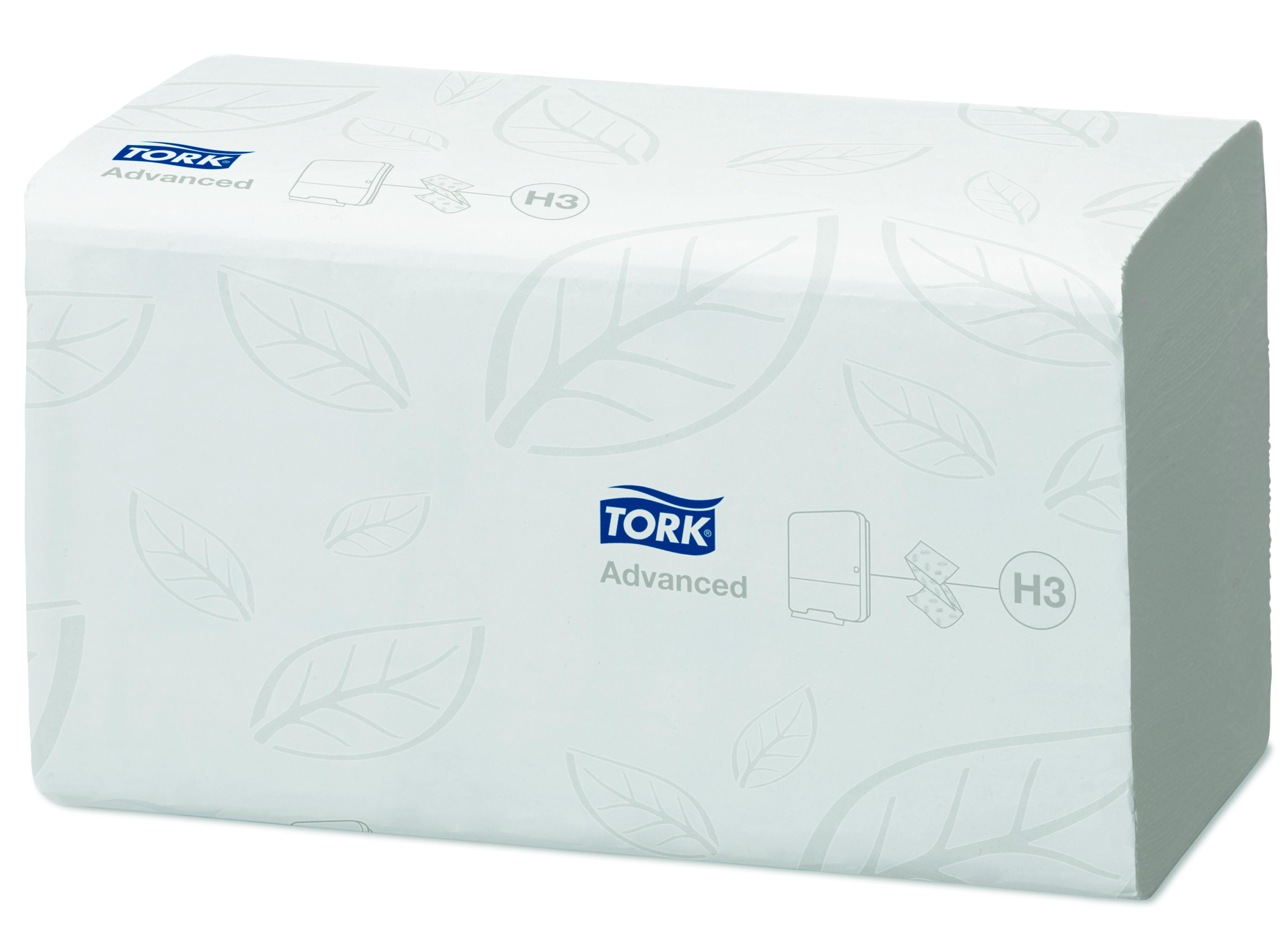 Полотенца листовые Tork Singlefold Advanced 2 слоя 250 шт. (03445)