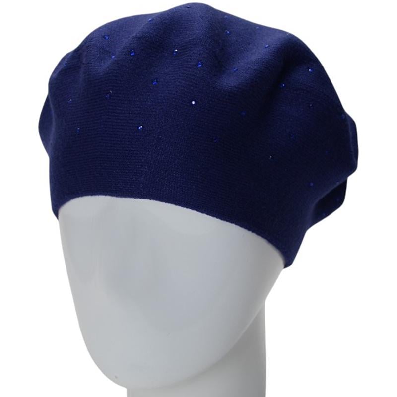 Берет подвійний Lirus Бліс з віскози універсальний Синій (288302)