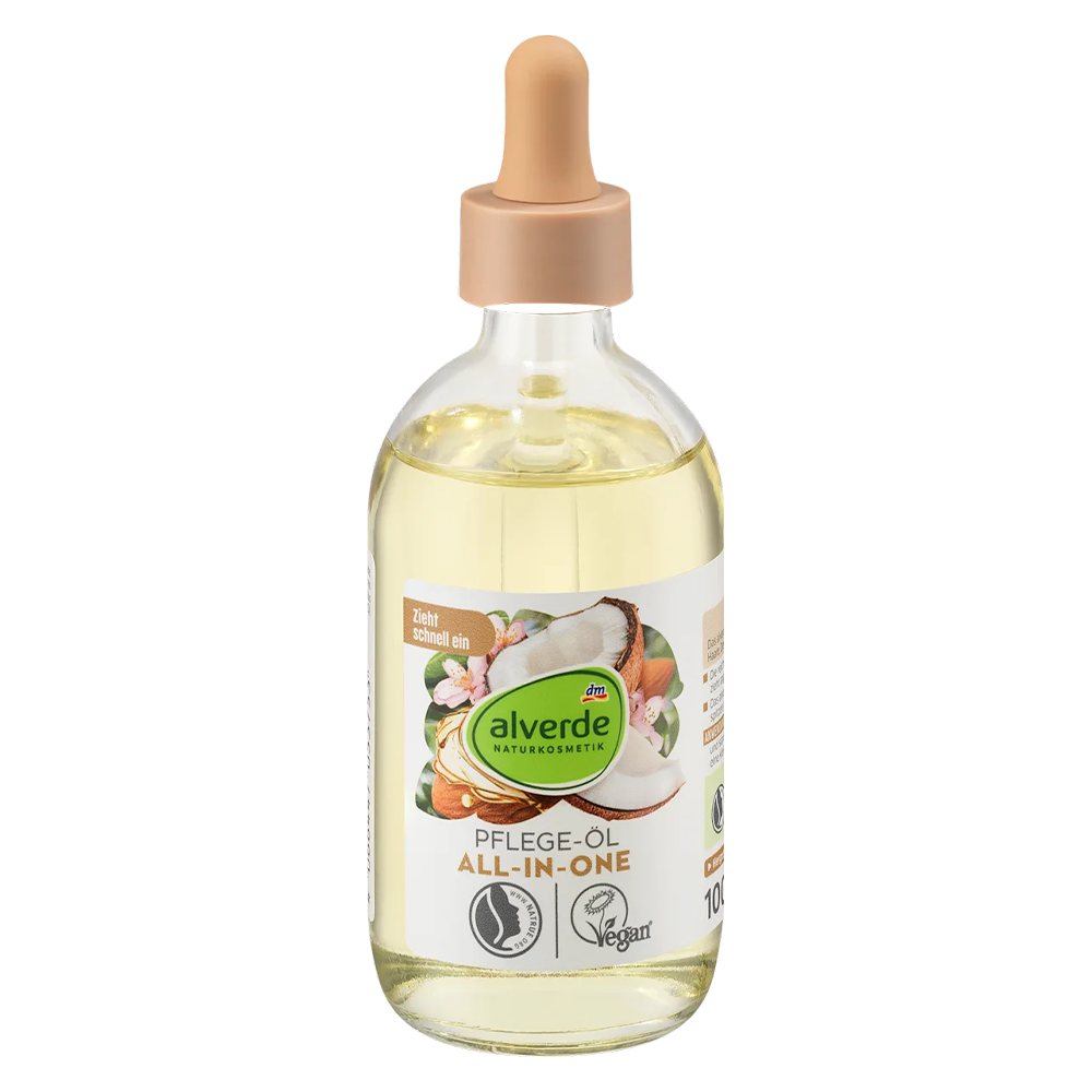 Масло Alverde Naturkosmetik для очистки и ухода за чувствительной кожей лица 100 мл