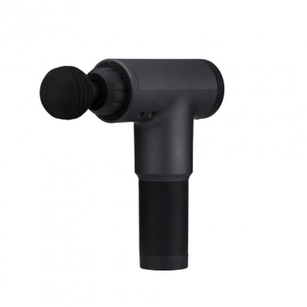 Портативний м'язовий масажер Fascial Gun HF-280 6 швидкостей Black