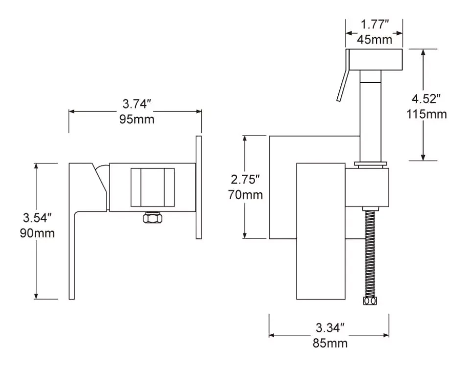 Гигиенический душ скрытого подключения Frap F7506 Хром (F7506) - фото 8 Гигиенический душ скрытого подключения Frap F7506 Хром (F7506) - фото 8