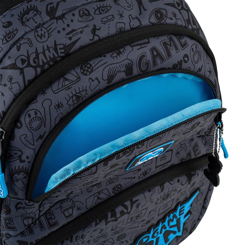 Школьный рюкзак GoPack Education GO25-175M-8 Cool Game с анатомической спинкой (995129) - фото 11 Школьный рюкзак GoPack Education GO25-175M-8 Cool Game с анатомической спинкой (995129) - фото 11